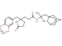 N-[2-(1-adamantyl)-1,1-dimethylethyl]-3-[2-(3,4-dimethoxybenzyl)-5-oxo-2-pyrrolidinyl]propanamide