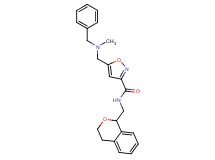 5-{[benzyl(methyl)amino]methyl}-N-(3,4-dihydro-1H-isochromen-1-ylmethyl)-3-isoxazolecarboxamide
