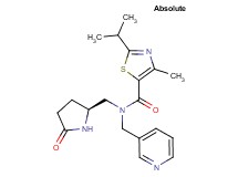 2-isopropyl-4-methyl-N-{[(2S)-5-oxopyrrolidin-2-yl]methyl}-N-(pyridin-3-ylmethyl)-1,3-thiazole-5-carboxamide