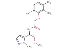 N-[2-methoxy-1-(1-methyl-1H-pyrazol-5-yl)ethyl]-2-(2,3,6-trimethylphenoxy)acetamide