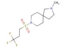 2-methyl-8-[(3,3,3-trifluoropropyl)sulfonyl]-2,8-diazaspiro[4.5]decane