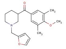 [1-(2-furylmethyl)-3-piperidinyl](4-methoxy-3,5-dimethylphenyl)methanone
