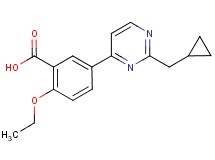 5-[2-(cyclopropylmethyl)pyrimidin-4-yl]-2-ethoxybenzoic acid