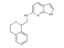 N-(3,4-dihydro-1H-isochromen-1-ylmethyl)-1H-pyrrolo[2,3-b]pyridin-6-amine