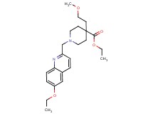 ethyl 1-[(6-ethoxy-2-quinolinyl)methyl]-4-(2-methoxyethyl)-4-piperidinecarboxylate