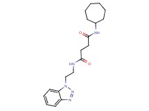 N-[2-(1H-1,2,3-benzotriazol-1-yl)ethyl]-N'-cycloheptylsuccinamide