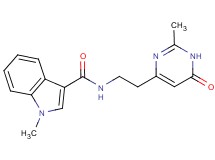 1-methyl-N-[2-(2-methyl-6-oxo-1,6-dihydropyrimidin-4-yl)ethyl]-1H-indole-3-carboxamide