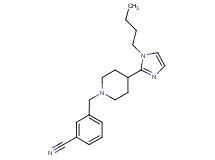 3-{[4-(1-butyl-1H-imidazol-2-yl)-1-piperidinyl]methyl}benzonitrile