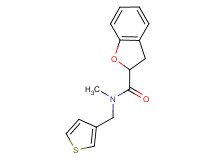 N-methyl-N-(3-thienylmethyl)-2,3-dihydro-1-benzofuran-2-carboxamide