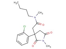 N-butyl-2-[3-(2-chlorophenyl)-1-methyl-2,5-dioxo-3-pyrrolidinyl]-N-methylacetamide