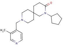 2-cyclopentyl-9-[(3-methylpyridin-4-yl)methyl]-2,9-diazaspiro[5.5]undecan-3-one