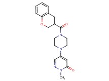 5-[4-(3,4-dihydro-2H-chromen-3-ylcarbonyl)-1-piperazinyl]-2-methyl-3(2H)-pyridazinone