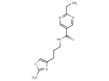 N-[3-(2-amino-1,3-thiazol-4-yl)propyl]-2-ethyl-5-pyrimidinecarboxamide