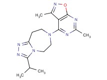 7-(3,6-dimethylisoxazolo[5,4-d]pyrimidin-4-yl)-3-isopropyl-6,7,8,9-tetrahydro-5H-[1,2,4]triazolo[4,3-d][1,4]diazepine