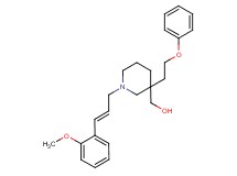 [1-[(2E)-3-(2-methoxyphenyl)-2-propen-1-yl]-3-(2-phenoxyethyl)-3-piperidinyl]methanol