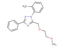 5-[(2-methoxyethoxy)methyl]-1-(2-methylphenyl)-3-phenyl-1H-1,2,4-triazole
