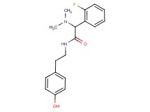 2-(dimethylamino)-2-(2-fluorophenyl)-N-[2-(4-hydroxyphenyl)ethyl]acetamide
