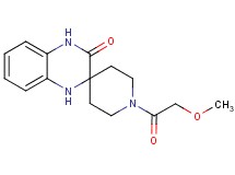 1-(methoxyacetyl)-1',4'-dihydro-3'H-spiro[piperidine-4,2'-quinoxalin]-3'-one