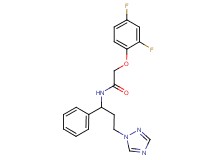 2-(2,4-difluorophenoxy)-N-[1-phenyl-3-(1H-1,2,4-triazol-1-yl)propyl]acetamide