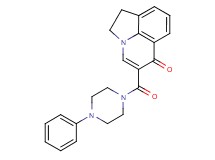5-[(4-phenyl-1-piperazinyl)carbonyl]-1,2-dihydro-6H-pyrrolo[3,2,1-ij]quinolin-6-one trifluoroacetate