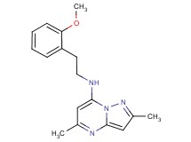 N-[2-(2-methoxyphenyl)ethyl]-2,5-dimethylpyrazolo[1,5-a]pyrimidin-7-amine