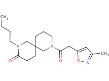 2-butyl-8-[(3-methyl-5-isoxazolyl)acetyl]-2,8-diazaspiro[5.5]undecan-3-one
