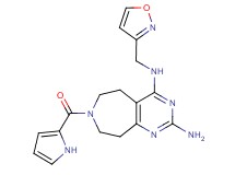 N~4~-(isoxazol-3-ylmethyl)-7-(1H-pyrrol-2-ylcarbonyl)-6,7,8,9-tetrahydro-5H-pyrimido[4,5-d]azepine-2,4-diamine