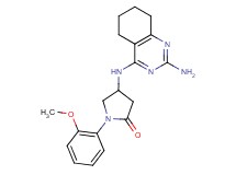 4-[(2-amino-5,6,7,8-tetrahydroquinazolin-4-yl)amino]-1-(2-methoxyphenyl)pyrrolidin-2-one