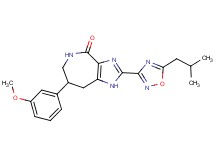 2-(5-isobutyl-1,2,4-oxadiazol-3-yl)-7-(3-methoxyphenyl)-5,6,7,8-tetrahydroimidazo[4,5-c]azepin-4(1H)-one