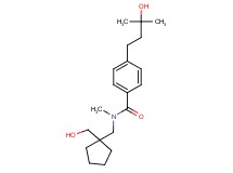 4-(3-hydroxy-3-methylbutyl)-N-{[1-(hydroxymethyl)cyclopentyl]methyl}-N-methylbenzamide