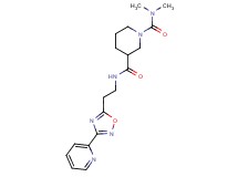 N~1~,N~1~-dimethyl-N~3~-{2-[3-(2-pyridinyl)-1,2,4-oxadiazol-5-yl]ethyl}-1,3-piperidinedicarboxamide