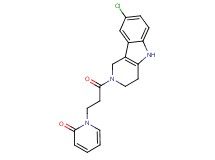 1-[3-(8-chloro-1,3,4,5-tetrahydro-2H-pyrido[4,3-b]indol-2-yl)-3-oxopropyl]-2(1H)-pyridinone