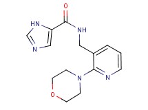 N-{[2-(4-morpholinyl)-3-pyridinyl]methyl}-1H-imidazole-5-carboxamide