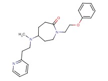5-{methyl[2-(2-pyridinyl)ethyl]amino}-1-(2-phenoxyethyl)-2-azepanone