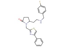 5-{2-[(4-fluorobenzyl)amino]ethyl}-1-[(4-phenyl-1,3-thiazol-2-yl)methyl]-2-pyrrolidinone