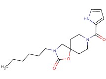 3-hexyl-8-(1H-pyrrol-2-ylcarbonyl)-1-oxa-3,8-diazaspiro[4.5]decan-2-one