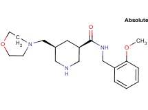 (3R,5S)-N-(2-methoxybenzyl)-5-(4-morpholinylmethyl)-3-piperidinecarboxamide