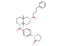 1-(4-{[(4aR*,8aS*)-6-(4-phenylbutanoyl)octahydro-1,6-naphthyridin-1(2H)-yl]carbonyl}phenyl)-2-pyrrolidinone