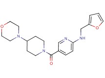 N-(2-furylmethyl)-5-[(4-morpholin-4-ylpiperidin-1-yl)carbonyl]pyridin-2-amine