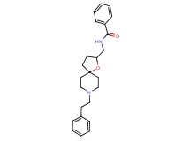 N-{[8-(2-phenylethyl)-1-oxa-8-azaspiro[4.5]dec-2-yl]methyl}benzamide