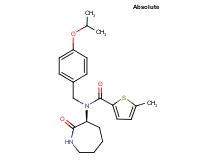 N-(4-isopropoxybenzyl)-5-methyl-N-[(3S)-2-oxo-3-azepanyl]-2-thiophenecarboxamide