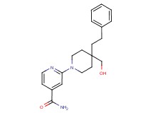2-[4-(hydroxymethyl)-4-(2-phenylethyl)piperidin-1-yl]isonicotinamide