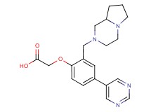 [2-(hexahydropyrrolo[1,2-a]pyrazin-2(1H)-ylmethyl)-4-pyrimidin-5-ylphenoxy]acetic acid
