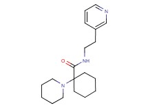 1-piperidin-1-yl-N-(2-pyridin-3-ylethyl)cyclohexanecarboxamide