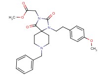 methyl {8-benzyl-1-[2-(4-methoxyphenyl)ethyl]-2,4-dioxo-1,3,8-triazaspiro[4.5]dec-3-yl}acetate