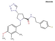 (4R)-N-[2-(4-fluorophenyl)ethyl]-1-(4-methoxy-2,3-dimethylbenzyl)-4-(1H-tetrazol-1-yl)-L-prolinamide