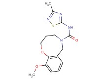 10-methoxy-N-(3-methyl-1,2,4-thiadiazol-5-yl)-3,4-dihydro-2H-1,5-benzoxazocine-5(6H)-carboxamide