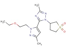 1-(1,1-dioxidotetrahydro-3-thienyl)-5-[1-(2-ethoxyethyl)-3-methyl-1H-pyrazol-5-yl]-3-methyl-1H-1,2,4-triazole