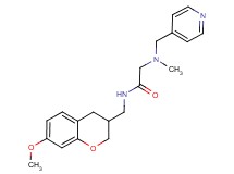 N~1~-[(7-methoxy-3,4-dihydro-2H-chromen-3-yl)methyl]-N~2~-methyl-N~2~-(pyridin-4-ylmethyl)glycinamide