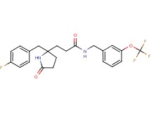 3-[2-(4-fluorobenzyl)-5-oxo-2-pyrrolidinyl]-N-[3-(trifluoromethoxy)benzyl]propanamide